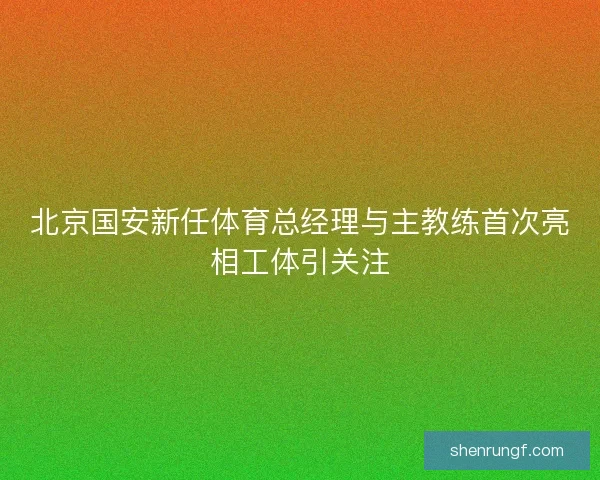 北京国安新任体育总经理与主教练首次亮相工体引关注